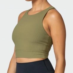 Best deal ๐ Muscle Nation Sprint Long Line Bra - Dark Olive ๐ 15 Muscle Nation Sprint Long Line Bra - Dark Olive