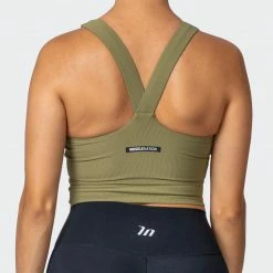 Best deal ๐ Muscle Nation Sprint Long Line Bra - Dark Olive ๐ 18 Muscle Nation Sprint Long Line Bra - Dark Olive