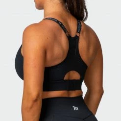 Muscle Nation Stability Bra - Black 30% EOFY SALE