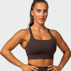 Muscle Nation Stability Bra - Cocoa