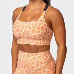 Muscle Nation Stability Bra - Paradise Giraffe Print