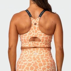 Muscle Nation Stability Bra - Paradise Giraffe Print