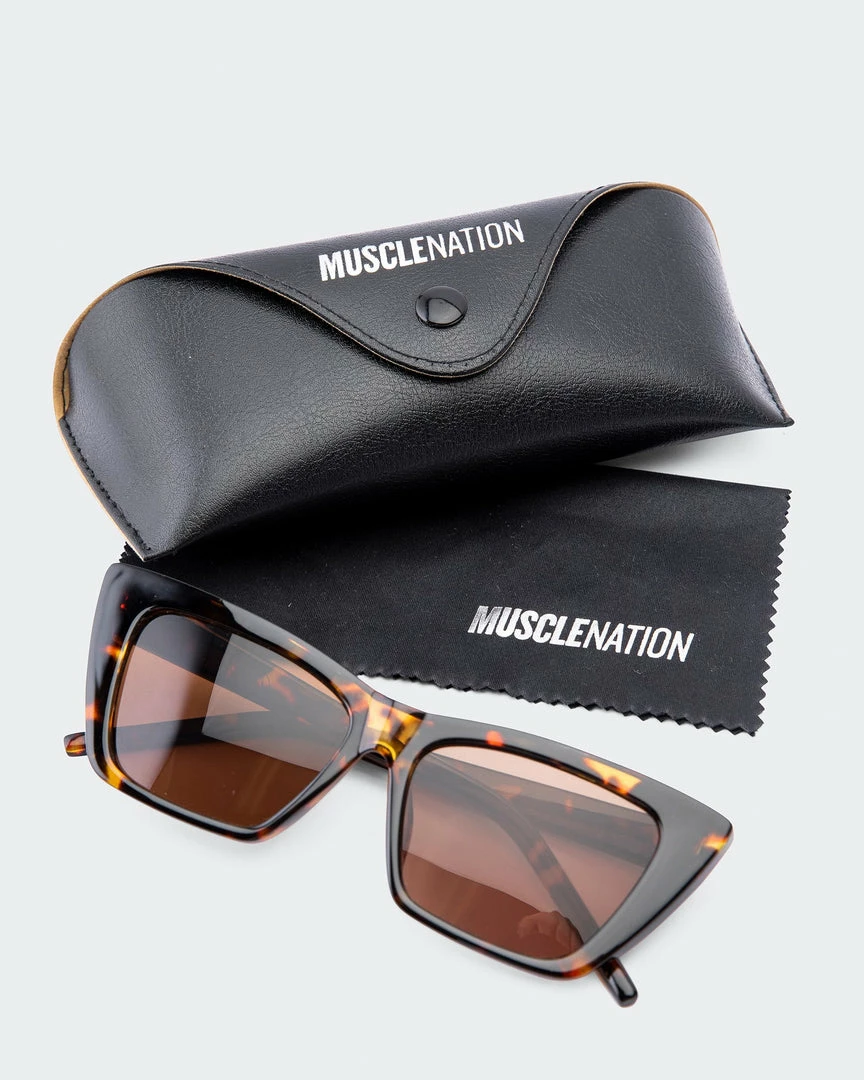 Best Pirce 💯 Muscle Nation 30% EOFY SALE Sun Soaked 👓 Sunglasses - Tortoise 🔔 5 Muscle Nation 30% EOFY SALE Sun Soaked Sunglasses - Tortoise