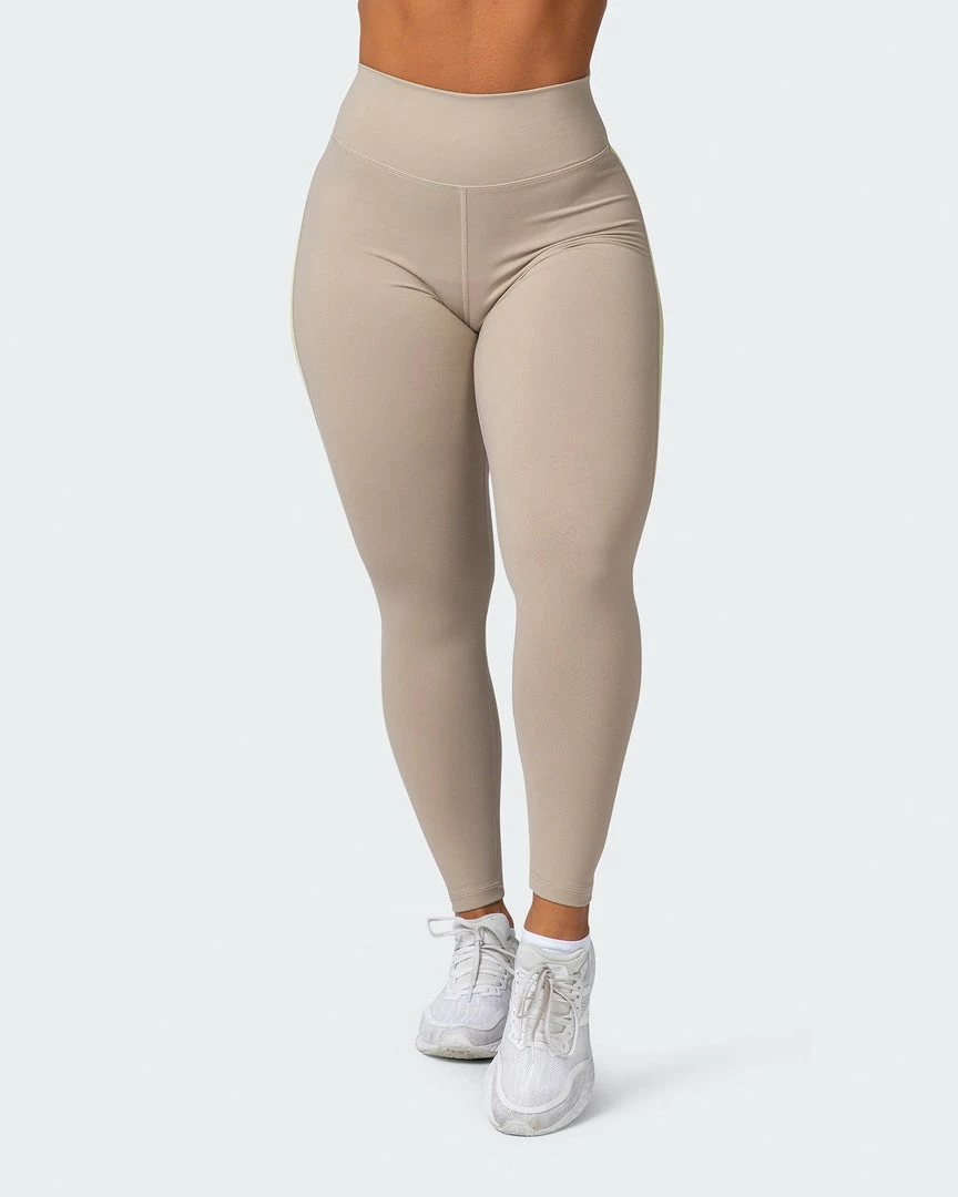 Coupon ✔️ Muscle Nation Sunlight Signature Scrunch Ankle Length Leggings - Bone ⌛ 4 Muscle Nation Sunlight Signature Scrunch Ankle Length Leggings - Bone
