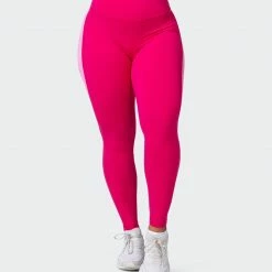 Muscle Nation 30% EOFY SALE Sunlight Signature Scrunch Ankle Length Leggings - Pink Punch