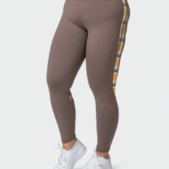 Muscle Nation Sunlight Signature Scrunch Ankle Length Leggings - Taupe 30% EOFY SALE