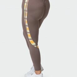 Muscle Nation Sunlight Signature Scrunch Ankle Length Leggings - Taupe 30% EOFY SALE