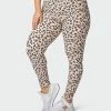 Muscle Nation Superior Squat Pocket Ankle Length Leggings - Cheetah Print