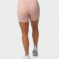 Muscle Nation Non Scrunch Superior Squat Pocket Bike Shorts - Mahogany Rose