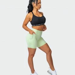 Muscle Nation Superior Squat Pocket Bike Shorts - Minty