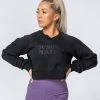 Muscle Nation Supernova Pullover - Black Womens