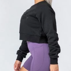 Muscle Nation Supernova Pullover - Black Womens