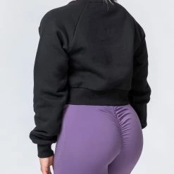 Muscle Nation Supernova Pullover - Black Womens