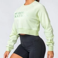 Muscle Nation Supernova Pullover - Minty Womens