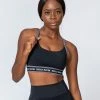 Muscle Nation Superset Bra - Black/Sleet Grey