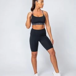 Muscle Nation Superset Bra - Black/Sleet Grey