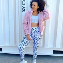 Muscle Nation Teddy Jacket - Blush Best Sellers