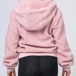 Muscle Nation Teddy Jacket - Blush Best Sellers