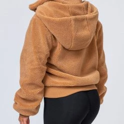 Muscle Nation Best Sellers Teddy Jacket - Teddy Brown