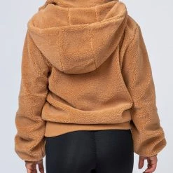 Muscle Nation Best Sellers Teddy Jacket - Teddy Brown