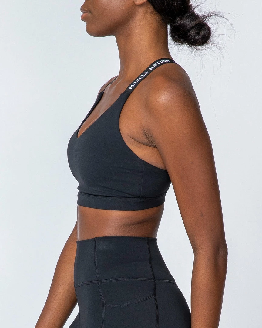 Best reviews of ๐ฅฐ Muscle Nation Tempo Bra - Black ๐ฉ Womens โญ 9 Muscle Nation Tempo Bra - Black Womens