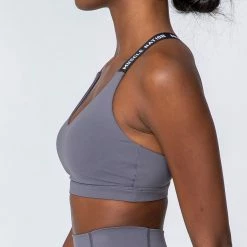 Muscle Nation Tempo Bra - Sleet Grey Womens
