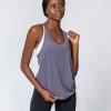 Muscle Nation Tempo Tank - Sleet Grey Womens