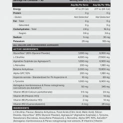 Muscle Nation THREE D Pre Workout Pump Caffeine Free - Green Melon - 30 Serves