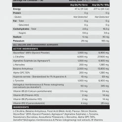 Muscle Nation 30% EOFY SALE THREE D Pre Workout Pump Caffeine Free - Sour Watermelon - 30 Serves