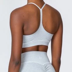 New ⭐ Muscle Nation Tone Bra - Ash Grey 👩 Womens 🤩 11 Muscle Nation Tone Bra - Ash Grey Womens
