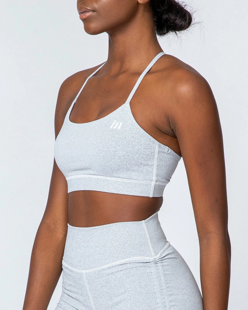 New ⭐ Muscle Nation Tone Bra - Ash Grey 👩 Womens 🤩 8 Muscle Nation Tone Bra - Ash Grey Womens