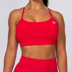 Muscle Nation Womens Tone Bra - Flame