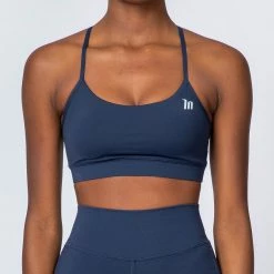 Muscle Nation Tone Bra - Navy 30% EOFY SALE