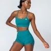 Muscle Nation Tone Bra - Teal Womens
