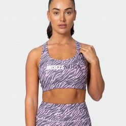Muscle Nation Strike Bra - Tri-Stripe Womens