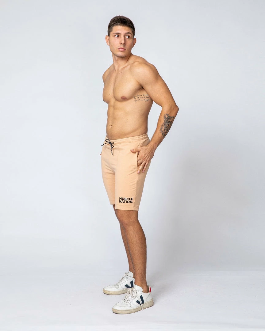 Flash Sale ๐ฏ Muscle Nation Ultimate Tapered Fit Shorts - Biscuit ๐ 6 Muscle Nation Ultimate Tapered Fit Shorts - Biscuit