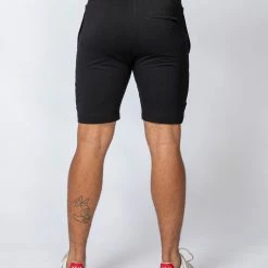 Muscle Nation Ultimate Tapered Fit Shorts - Black Mens