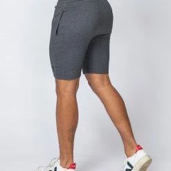Muscle Nation Mens Ultimate Tapered Fit Shorts - Dark Grey