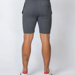 Muscle Nation Mens Ultimate Tapered Fit Shorts - Dark Grey
