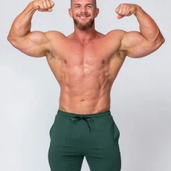 Muscle Nation Ultimate Tapered Fit Shorts - Jade Green