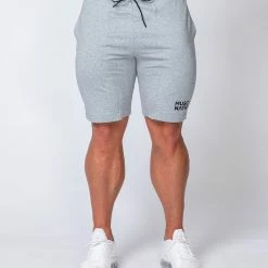 Cheapest ๐ Muscle Nation Ultimate Tapered Fit Shorts - Light Grey Mens โ 10 Muscle Nation Ultimate Tapered Fit Shorts - Light Grey Mens