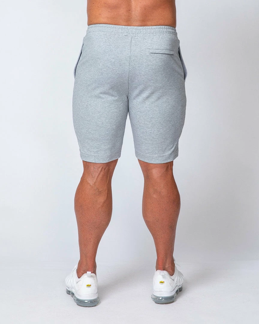 Cheapest ๐ Muscle Nation Ultimate Tapered Fit Shorts - Light Grey Mens โ 7 Muscle Nation Ultimate Tapered Fit Shorts - Light Grey Mens