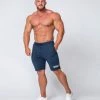 Muscle Nation Mens Ultimate Tapered Fit Shorts - Navy