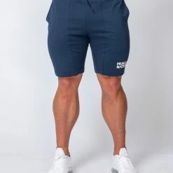 Muscle Nation Mens Ultimate Tapered Fit Shorts - Navy