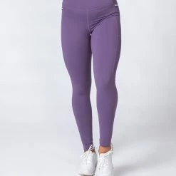 Muscle Nation Ultra High Waist Full Length Leggings - Velvet Purple Non Scrunch
