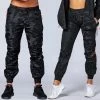 Muscle Nation Unisex Tracksuit Pants - Black Camo