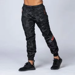 Muscle Nation Unisex Tracksuit Pants - Black Camo