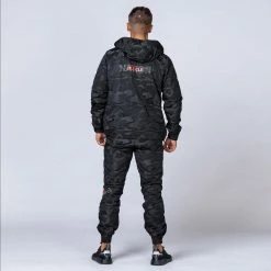 Muscle Nation Unisex Tracksuit Pants - Black Camo