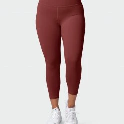 Muscle Nation V1 Butter 7/8 Leggings - Rhubarb
