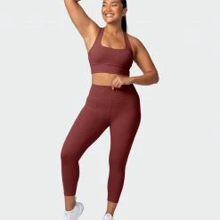 Cheapest ๐งจ Muscle Nation V1 Butter 7/8 Leggings - Rhubarb ๐ 15 Muscle Nation V1 Butter 7/8 Leggings - Rhubarb